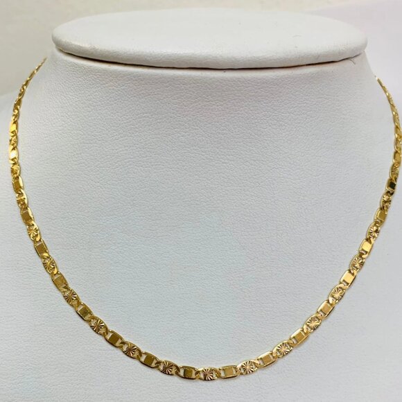 prime jewelry 269 Jewelry - Valentino Link Chain Necklace For Kids Childrens 16" 14K GF / Kids Chain/ Kids
